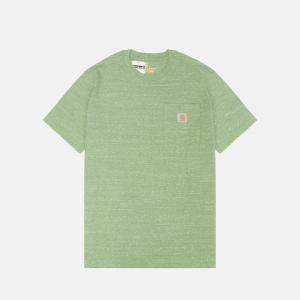 (K87) 워크 포켓 반팔티 LEAFGREEN SNOW (G67)